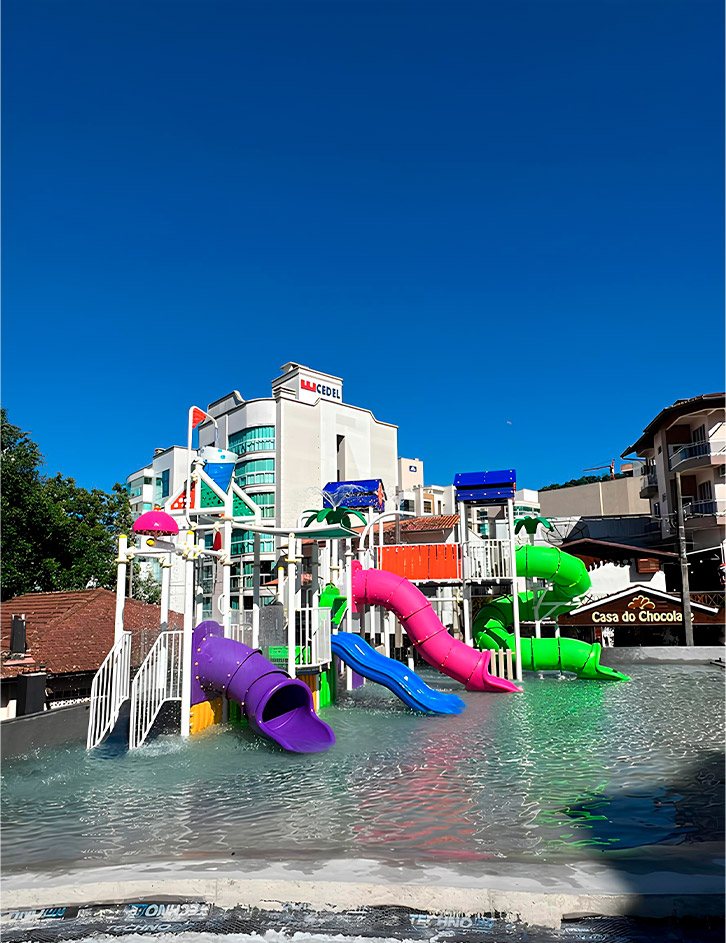 Foto do playground tematico - Hotel Vila Germânica