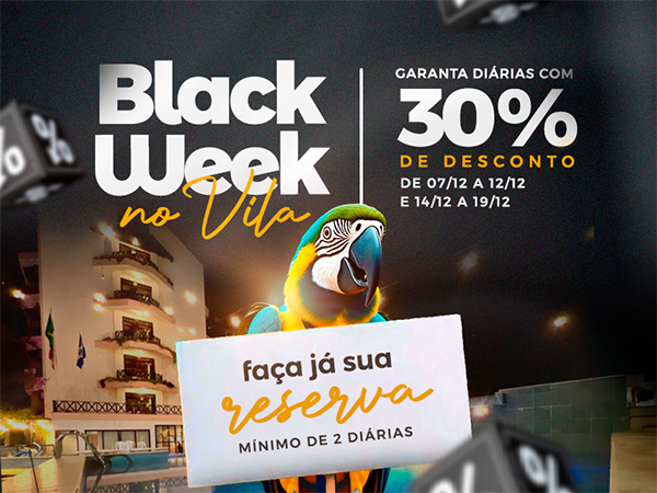Hotel Vila Germânica | Black Week no <span>Vila!</span>
