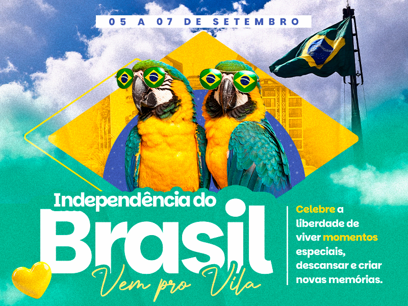 Hotel Vila Germânica | Celebre a Independência no <span>Vila!</span>