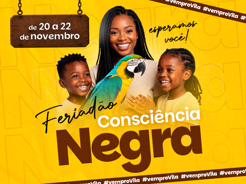 Hotel Vila Germânica | Feriado da Consciência Negra no <span>Vila!</span>