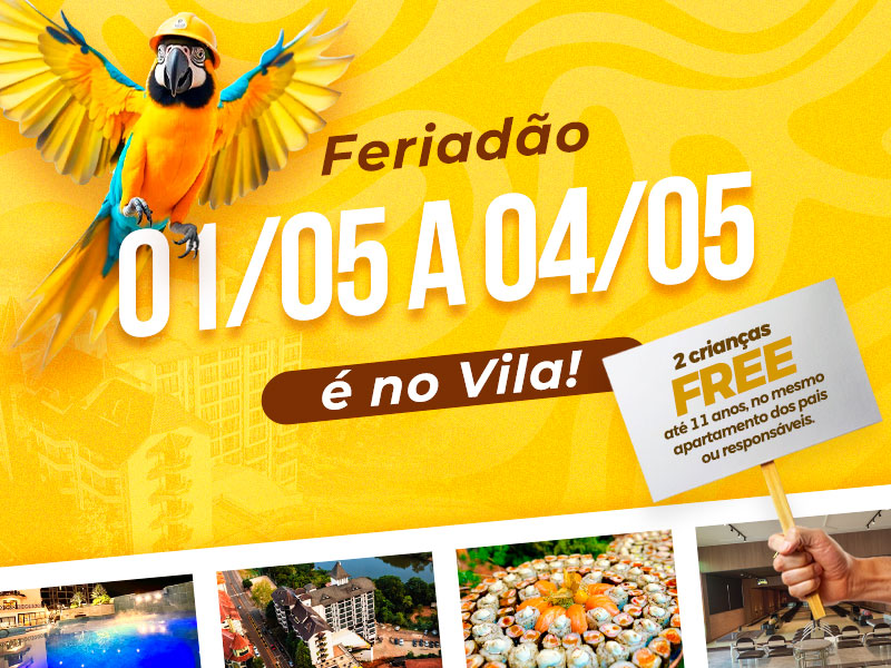 Hotel Vila Germânica | Feriado do dia <span>do trabalhador é no vila</span>